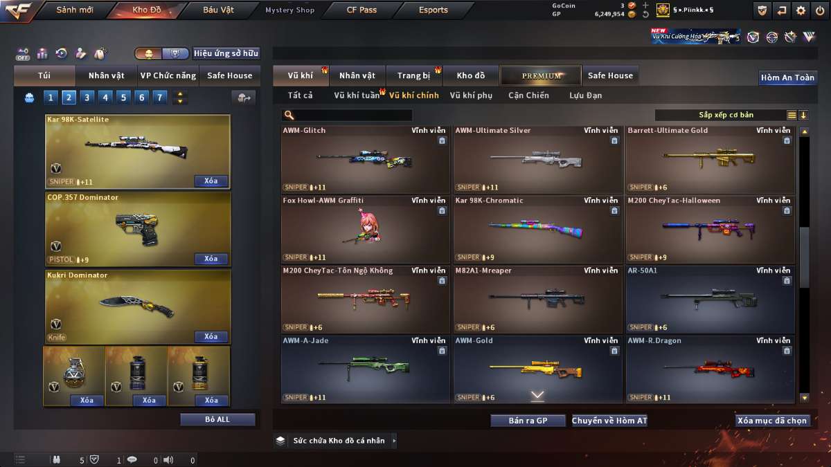 shop acc cf uy tin gia re